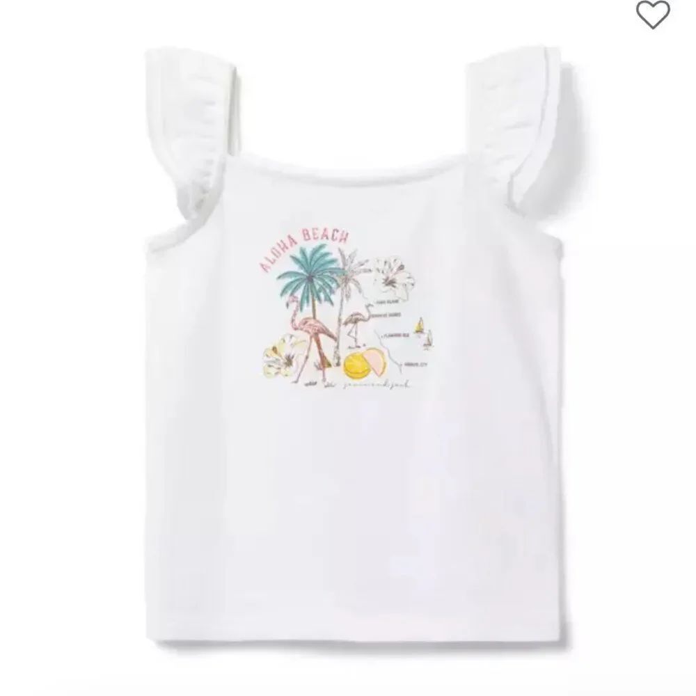 Janie and Jack 100048746 Aloha Beach Tee NWT size 12-18 months